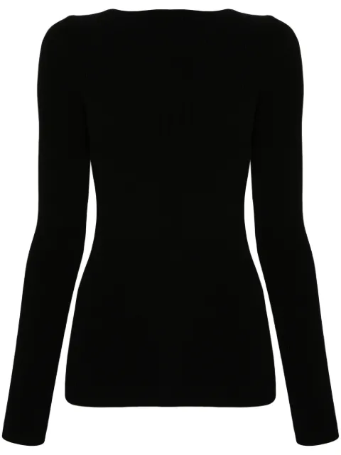 Rick Owens AL sweater Black RP02D3683RIBVI