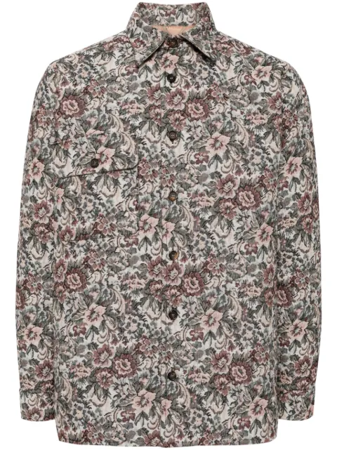 Bless floral-print shirt jacket Neutrals 4105WOODHACKERSHIRTG0013