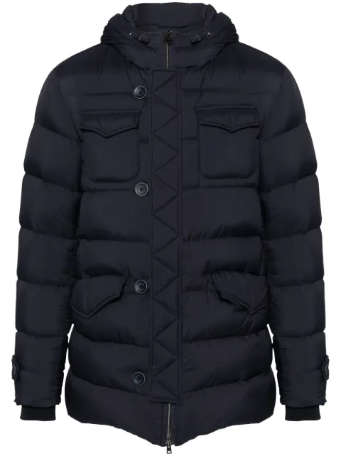 Herno hooded down jacket Blue PI004ULE12456Z9202