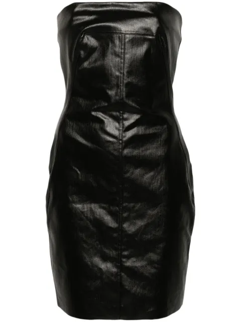 Rick Owens Bustier mini dress Black RP02D3567SCT