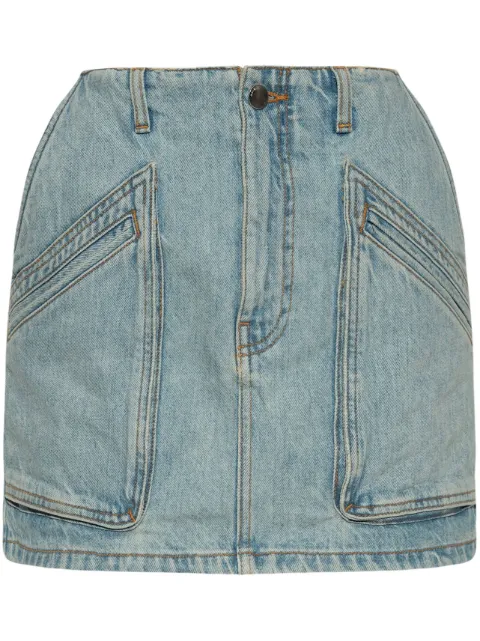 AMIRI cargo denim skirt Blue AWDNKR1001