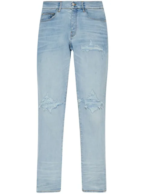 AMIRI MX1 Bandana Jacquard jeans Blue AMDNSY1044