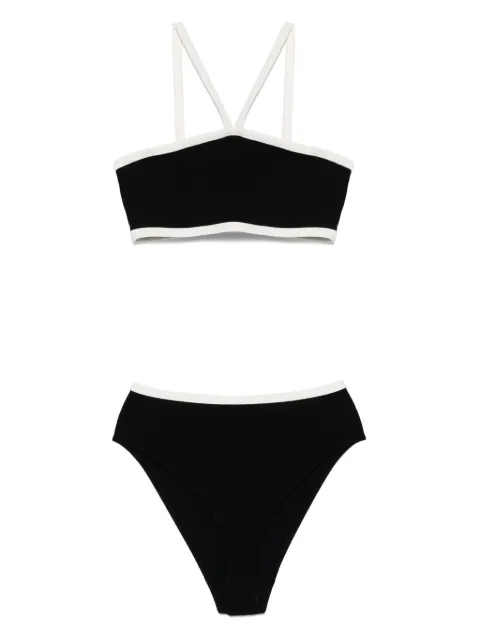 Lisa Marie Fernandez crepe bikini Black 2024SP523H