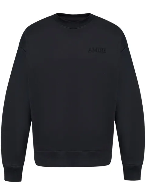 AMIRI embroidered-logo sweatshirt Black AMJYCW1034