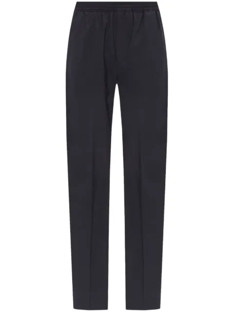 Givenchy elasticated-waist straight-leg trousers Blue BM51DG14PY