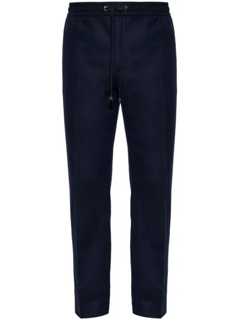 Moncler logo-appliqué track pants Blue K20912A00017596LQ