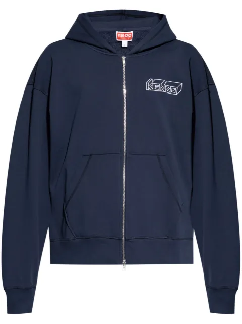 Kenzo Kenzo Kube hoodie Blue FE65SW2144MF
