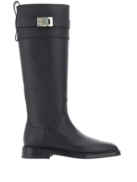 Ferragamo Buckle-detailing boots Black 775045