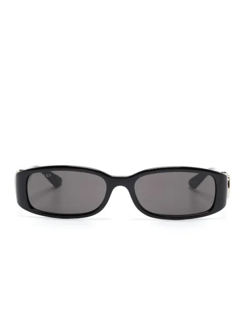 Gucci Eyewear Interlocking G rectangle-frame sunglasses Black GG1661S001