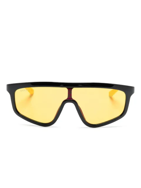 Gucci Eyewear GG Supreme shield-frame sunglasses Black GG1736S