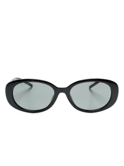 Gucci Eyewear G-motif oval-frame sunglasses Black GG1684SA002