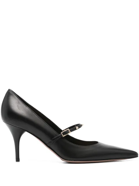 Valentino Garavani 80mm Rockstud-embellished pumps Black WS0JX8SBQ