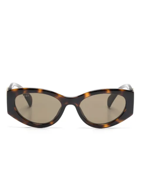 Gucci Eyewear tortoiseshell cat-eye sunglasses Brown GG1691S