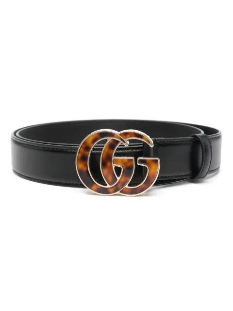 Gucci GG Marmont leather belt Black 795548AADQO