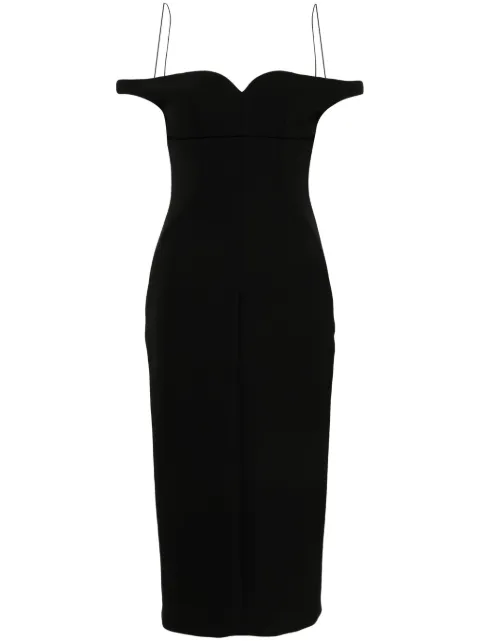 Philosophy Di Lorenzo Serafini off-shoulder midi dress Black A04045728