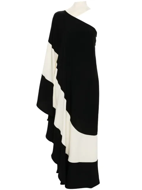 Taller Marmo Tirso colour-block maxi dress Black TMPF2404131