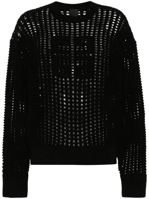Givenchy 4G open-knit jumper Black BW90RF4ZN0