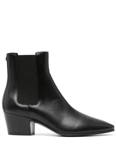 Casadei 50mm leather boots Black 1Q202Y0501C2526