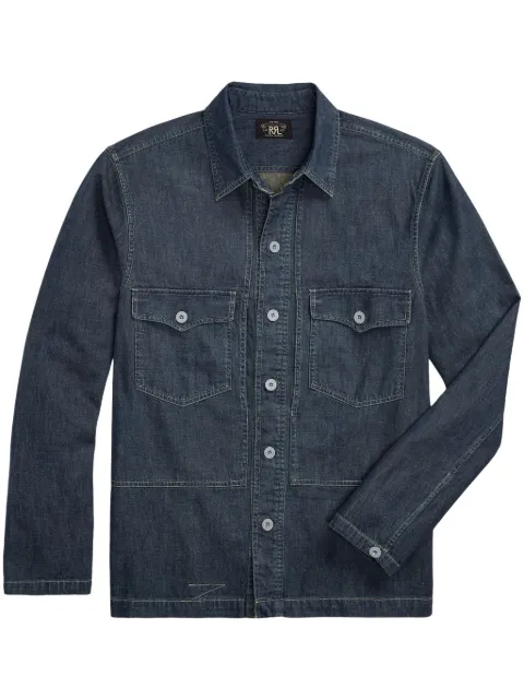 Ralph Lauren RRL buttoned long sleeve shirt Blue 782943760001