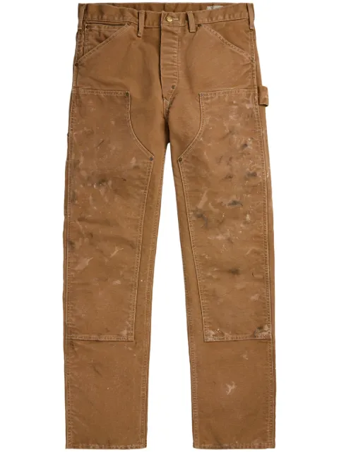Ralph Lauren RRL patch-panels jeans Brown 782943795001