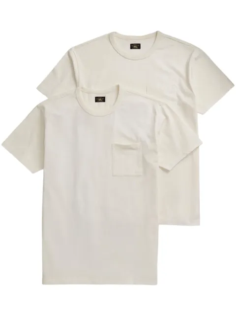 Ralph Lauren RRL soft jersey t-shirt (pack of two) White 782919472001