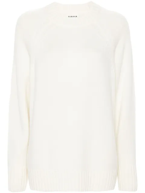 P.A.R.O.S.H. cashmere jumper White D540809WOOD