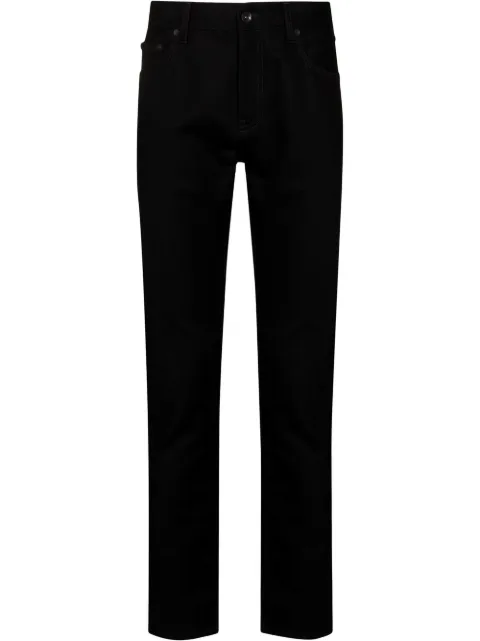 Off-White Diag-stripe straight leg jeans Black OMYA074C99DEN0031001