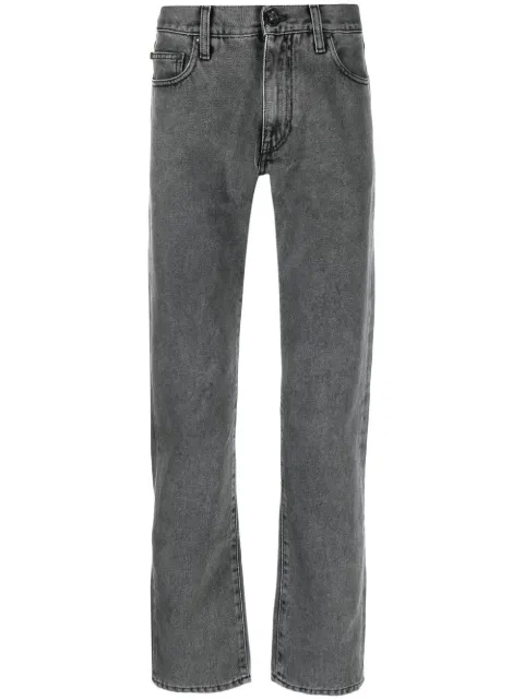 Off-White faded straight-leg jeans Grey OMYA102C99DEN0021210