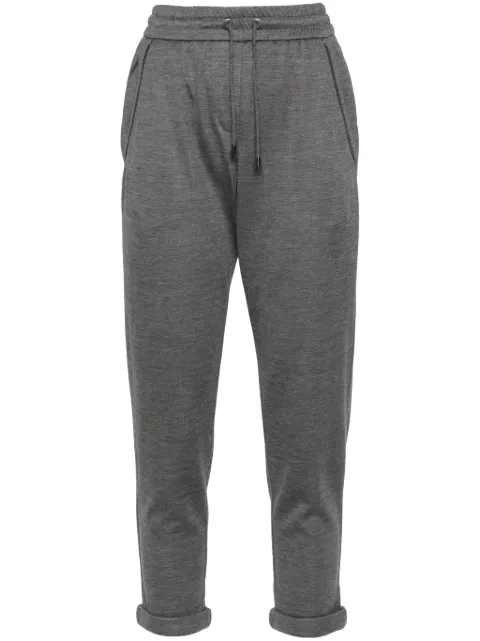Brunello Cucinelli Monili-detail track pants Grey MP828SB899C572