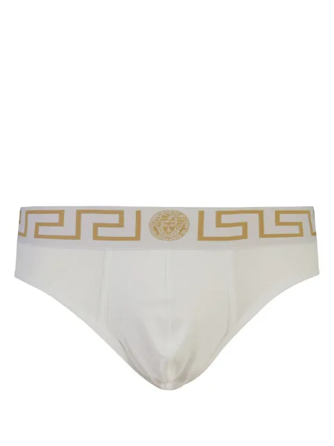 Versace cotton-jersey briefs (two-pack) White AU101801A10011