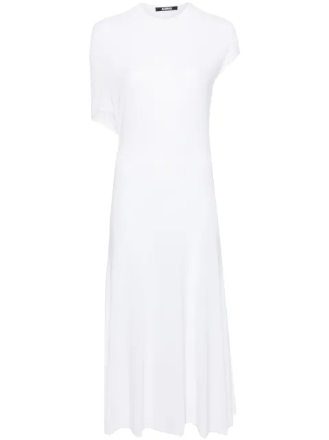 Jacquemus La Robe Salerno midi dress White 243DR1931674100
