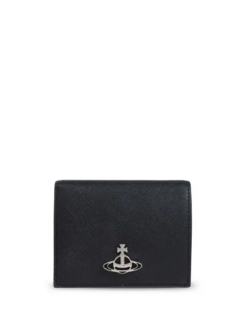 Vivienne Westwood Orb-plaque bifold wallet Black 51150031WL001N