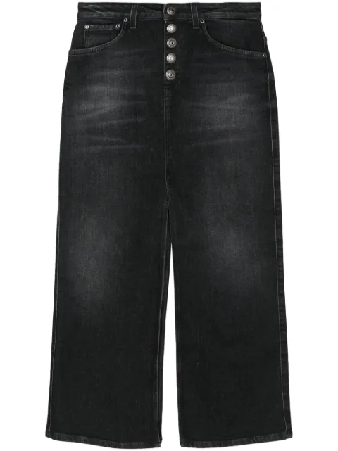 DONDUP denim midi skirt Black G579DS0215DID8