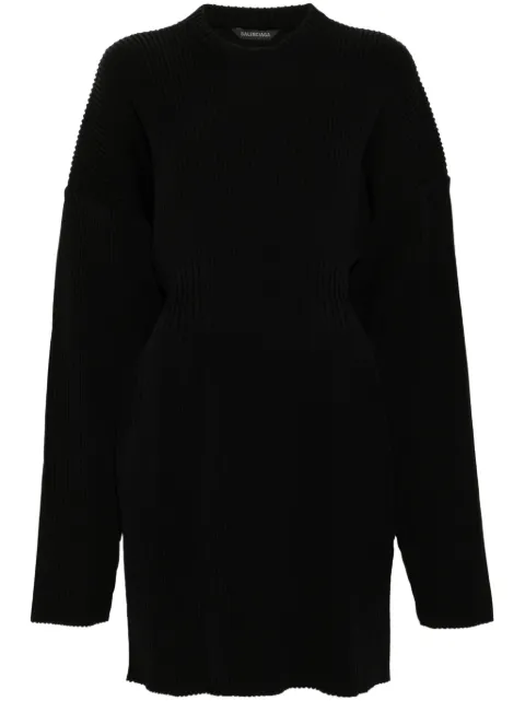 Balenciaga Hourglass mini dress Black 798573T5217