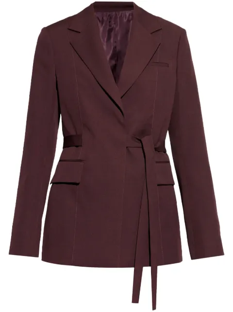 Lanvin tied-waist blazer Purple RWJA02095857A24