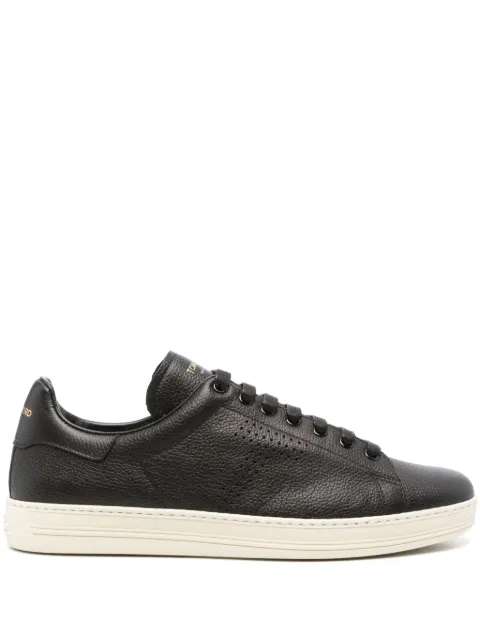 TOM FORD Warwick Low-Tops leather sneakers Black J1507LCL045L