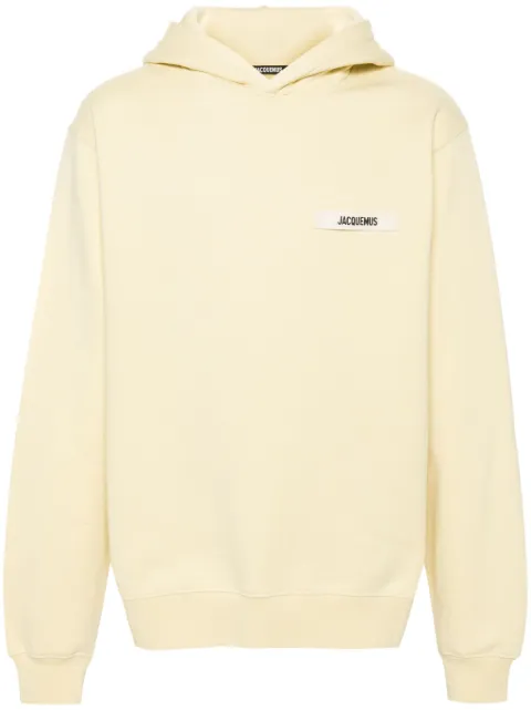 Jacquemus Le Hoodie Gros Grain top Neutrals 245JS2472036212
