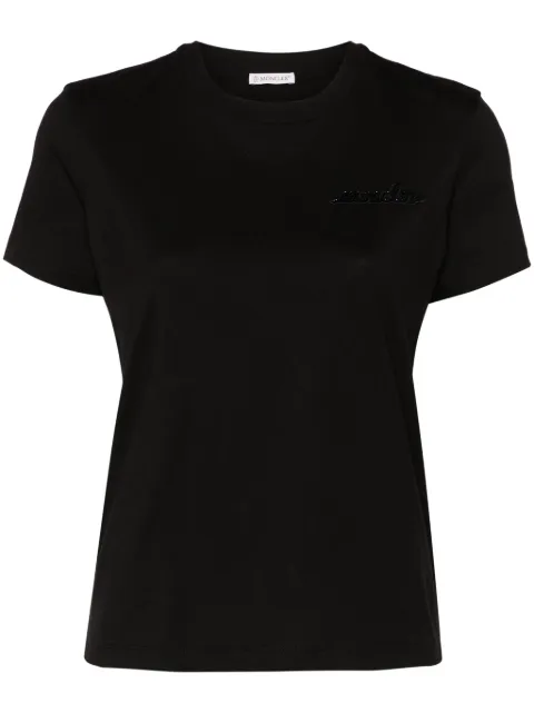 Moncler crew-neck T-shirt Black K20938C0001989AIJ