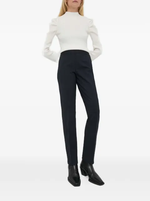 SPANX welt-pockets trousers Blue 20254R