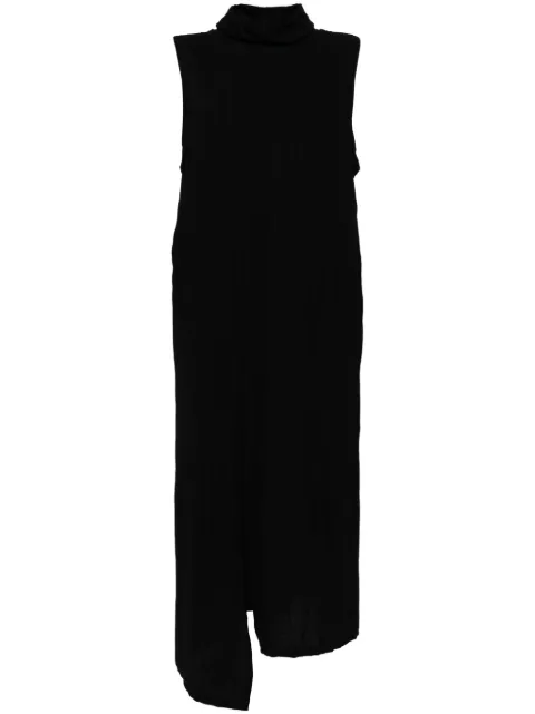 Y's asymmetric dress Black YBT21676