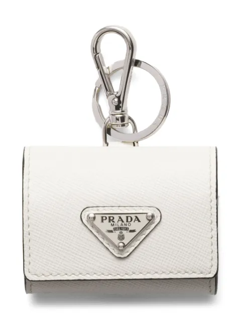 Prada saffiano leather AirPods case White 2TT1332AHF