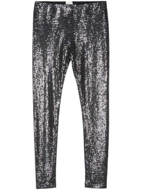 ISABEL MARANT Joshua sequin-embellished leggings Black PA0390FBB3K03I