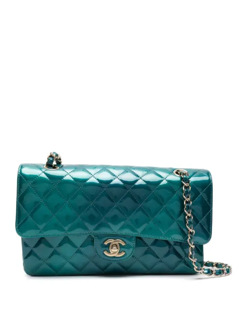 CHANEL Pre-Owned 2.55 Timeless shoulder bag Green CHANEL255VERNICEVERDE