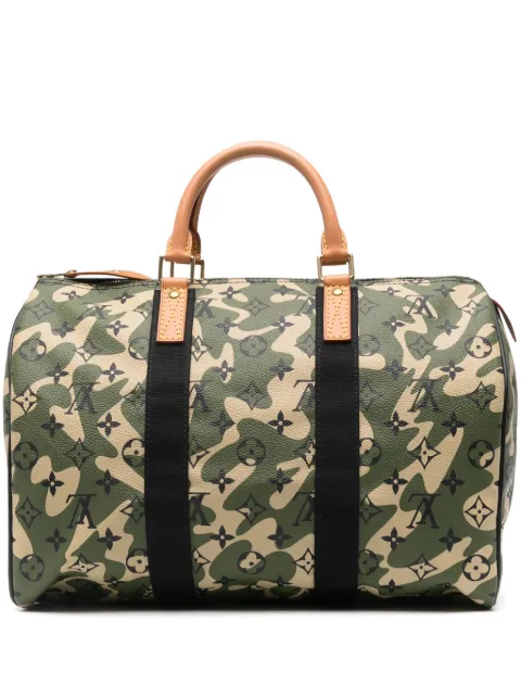 Louis Vuitton Pre-Owned x Takashi Murakami 2008 Speedy 35 tote bag Green LVSPEEDYCAMUFLAGE