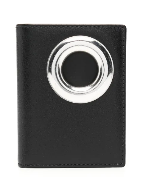 Comme Des Garçons Wallet eyelet-detail bi-fold wallet Black SA0641SE