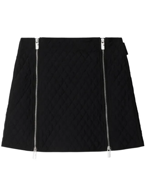 Burberry quilted mini skirt Black 8095588