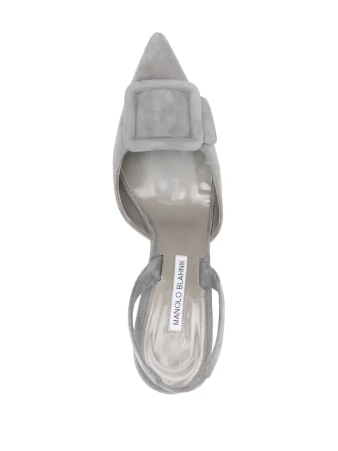 Manolo Blahnik 70mm Maysli pumps Grey 2190182