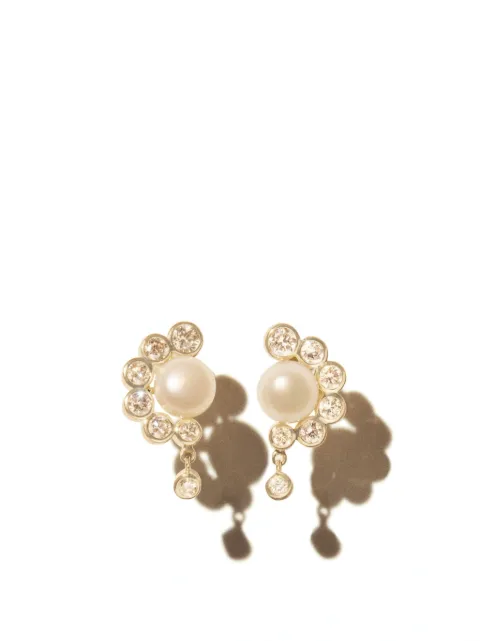 Pascale Monvoisin 9kt yellow gold Martha pearl stud earrings Gold BOMAR2