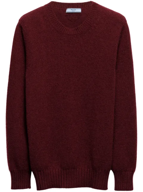 Prada crew-neck jumper Red P24A3ZS23213XA