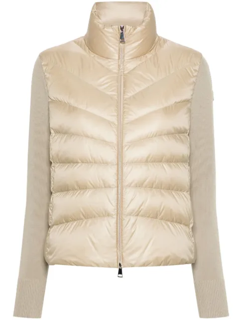 Moncler quilted-front jacket Neutrals L20939B00024M1131